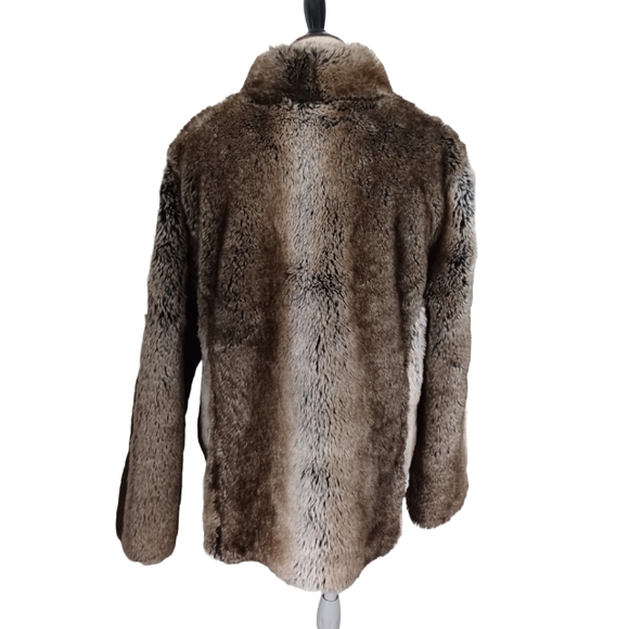 DONNA SALYERS FABULOUS FURS FAUX FUR COAT SIZE 3X NWT - Picture 2 of 15